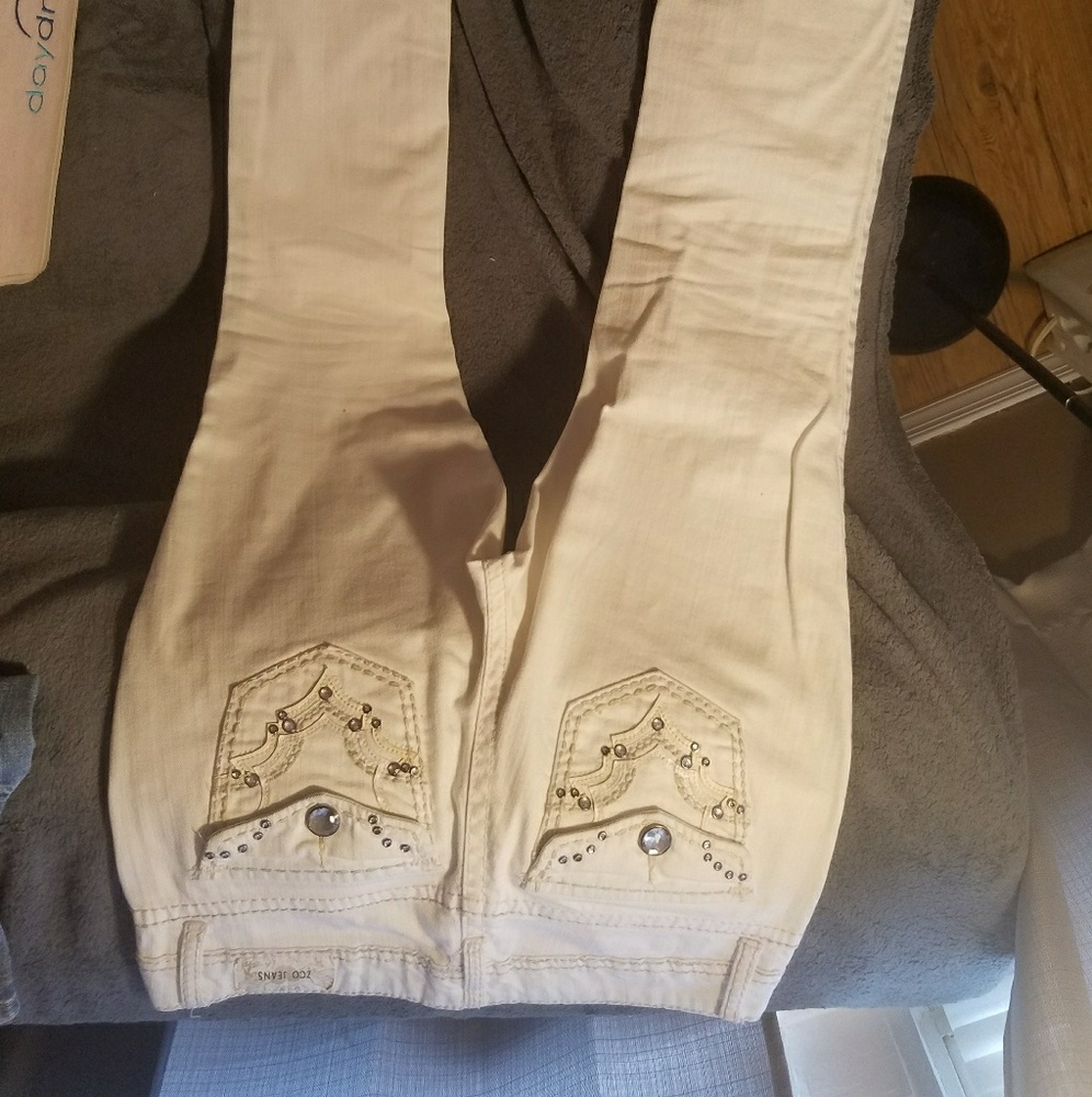 White jeans